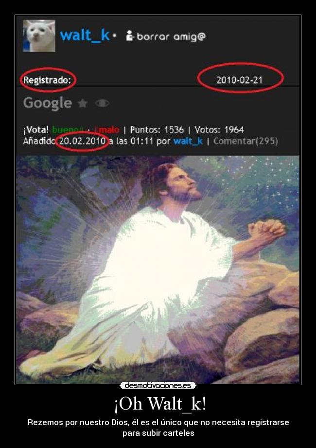 ¡Oh Walt_k! -