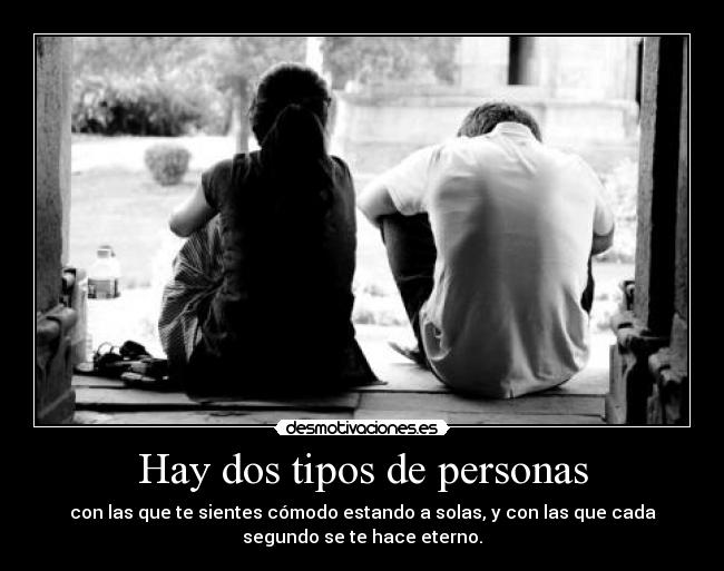 Hay dos tipos de personas - 