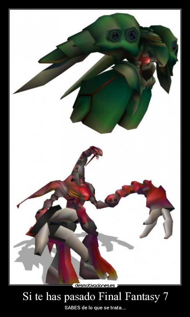 Si te has pasado Final Fantasy 7 - SABES de lo que se trata....