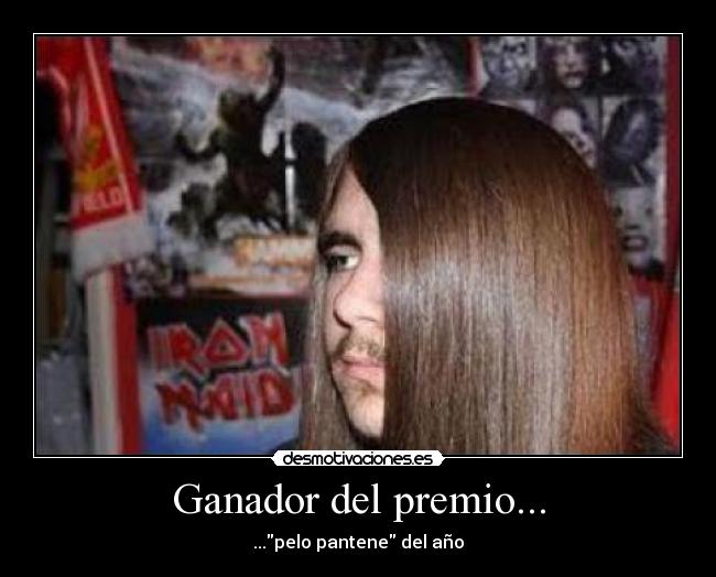 Ganador del premio... - ...pelo pantene del año