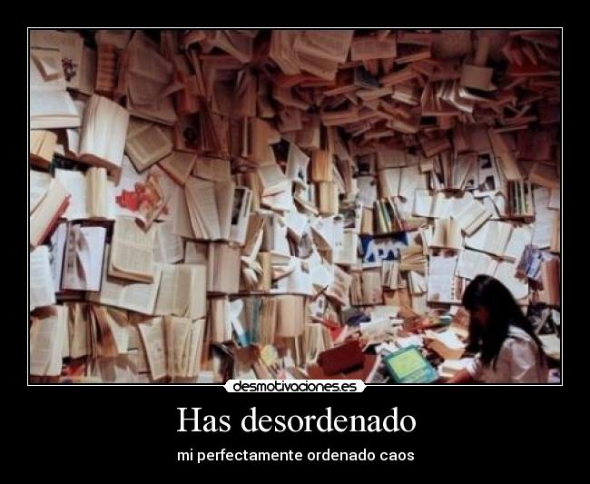 carteles caos desmotivaciones