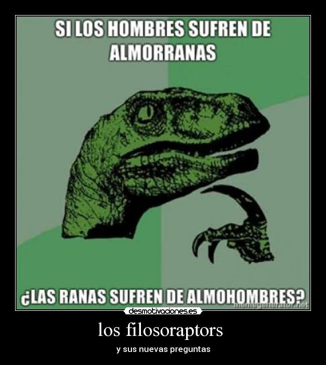 los filosoraptors  - 