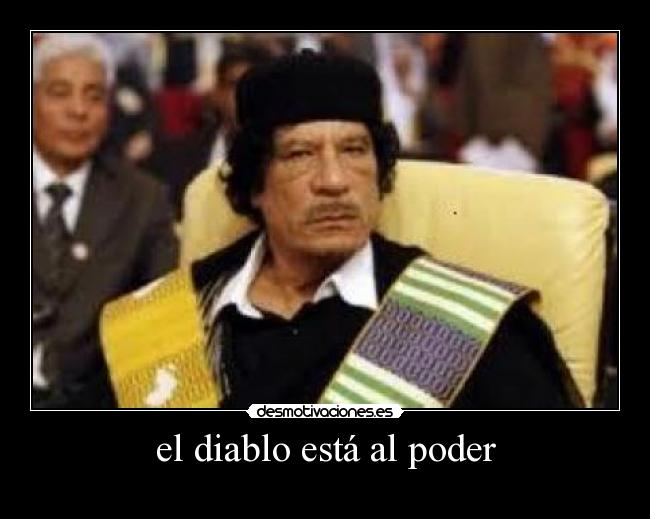 el diablo está al poder - 