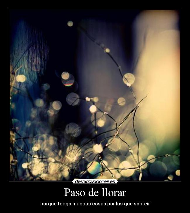 Paso de llorar -
