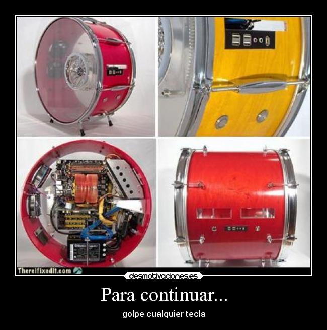 Para continuar... - golpe cualquier tecla