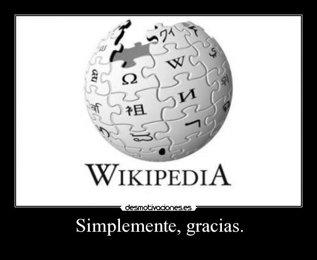 Simplemente, gracias. -