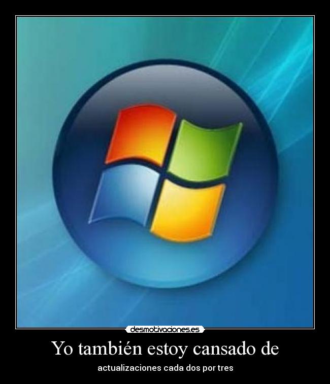 Yo también estoy cansado de - 