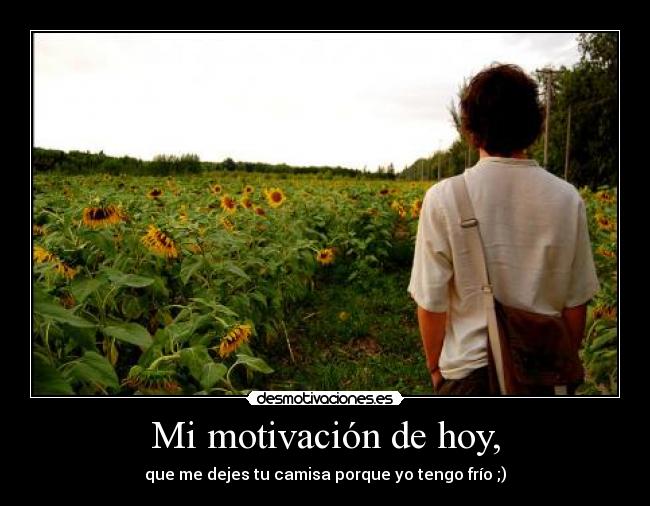Mi motivación de hoy, -
