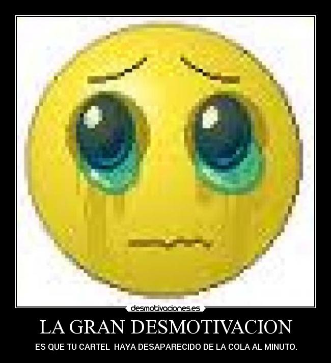 LA GRAN DESMOTIVACION -