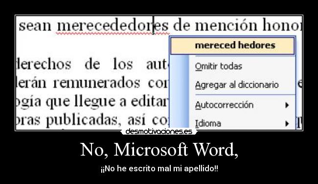 No, Microsoft Word, -