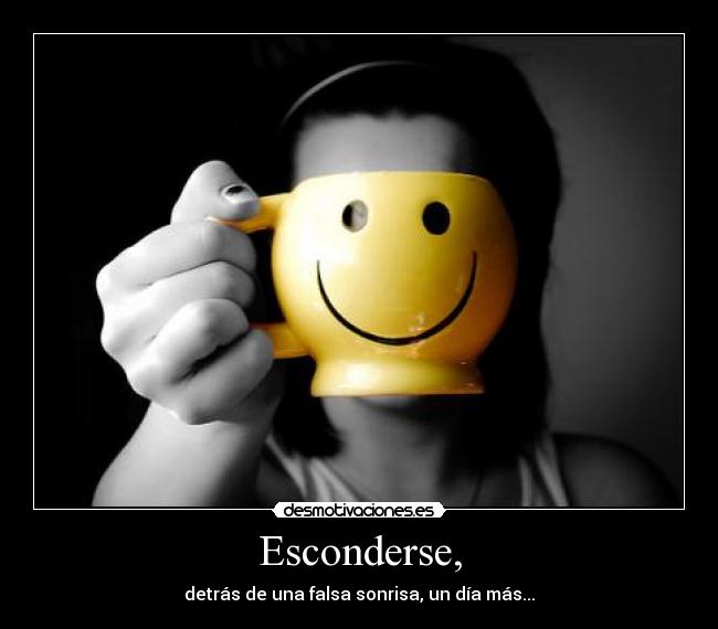 Esconderse, -