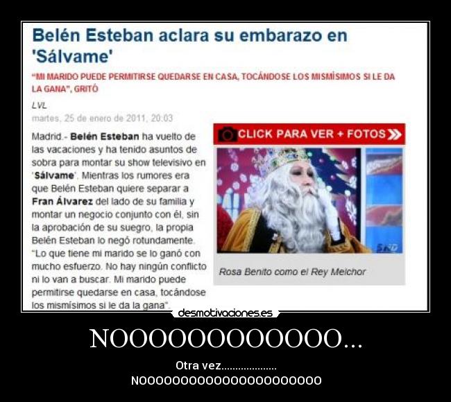 NOOOOOOOOOOOO... - Otra vez....................
NOOOOOOOOOOOOOOOOOOOOOO