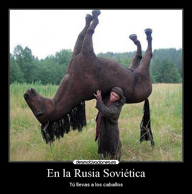 En la Rusia Soviética - Tú llevas a los caballos