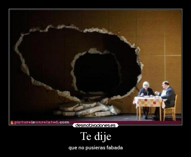 carteles agujero casa comida garbanzos lentejas potaje desmotivaciones