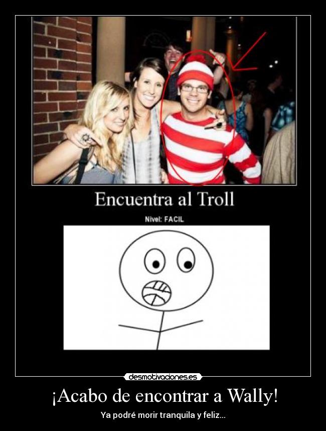 ¡Acabo de encontrar a Wally! -