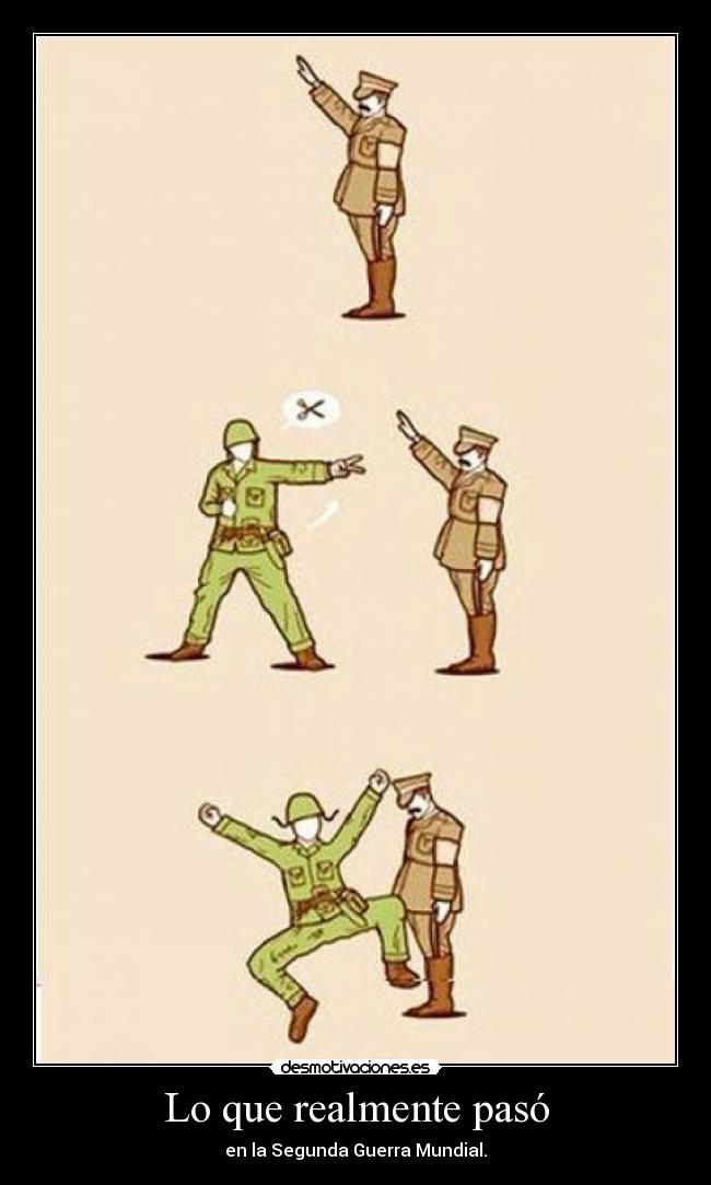 Lo que realmente pasó -