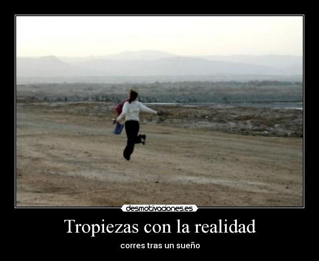 Tropiezas con la realidad - 