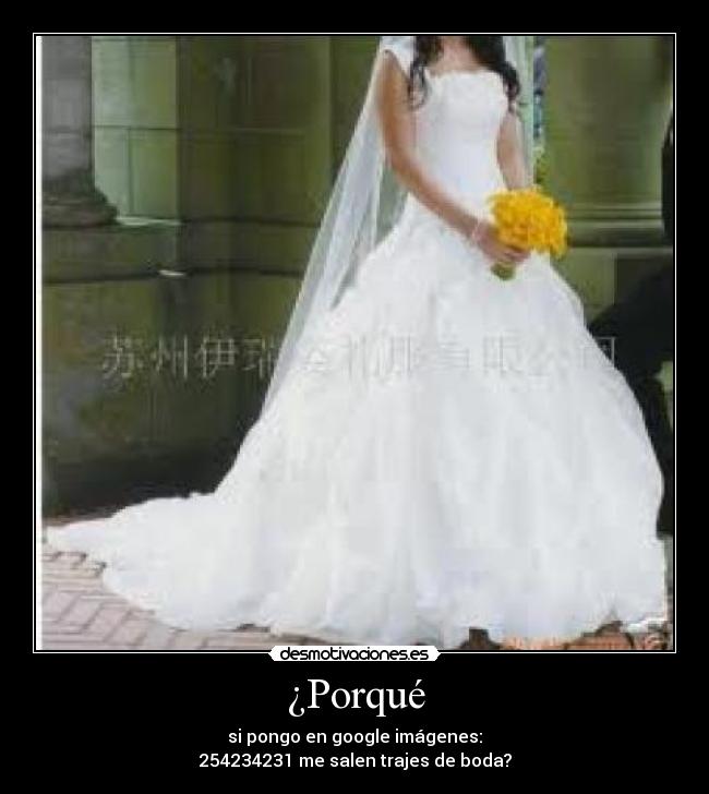 ¿Porqué - si pongo en google imágenes:
254234231 me salen trajes de boda?