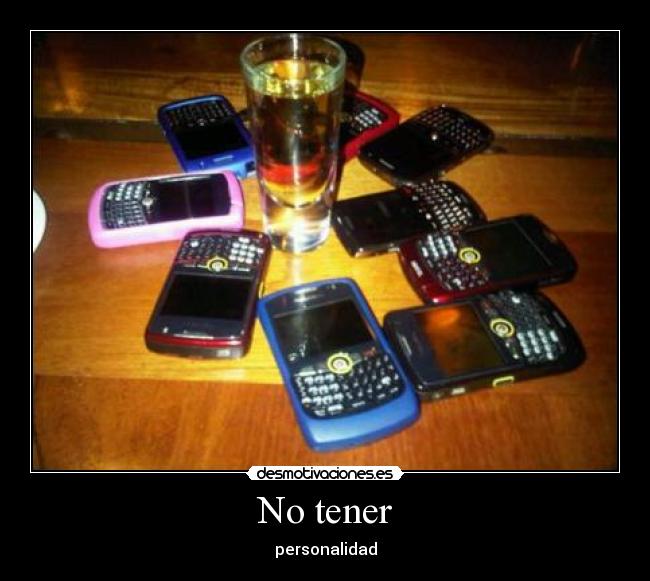 No tener - personalidad