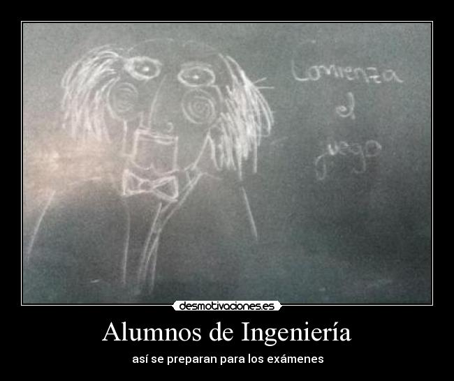 Alumnos de Ingeniería - así se preparan para los exámenes