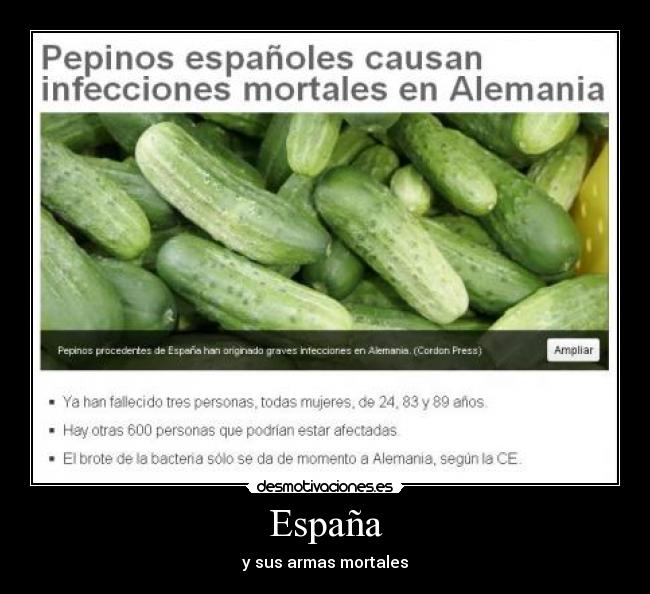 España - y sus armas mortales