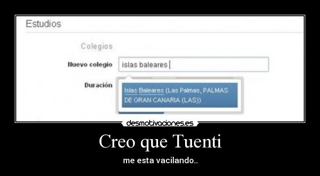 Creo que Tuenti -