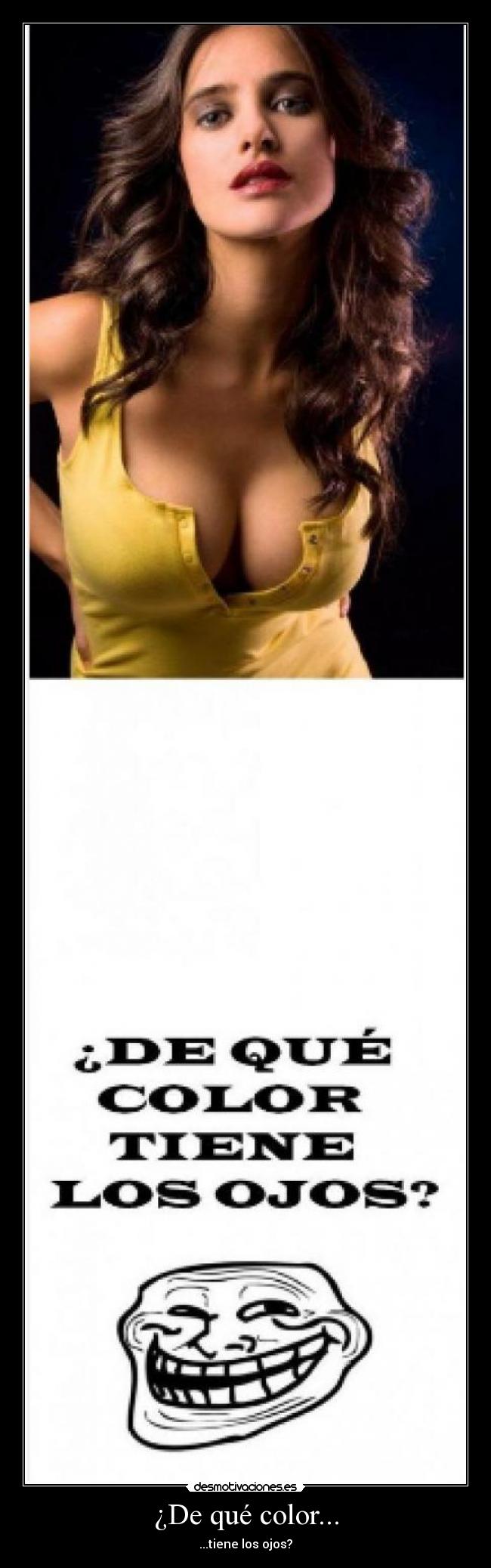 ¿De qué color... -