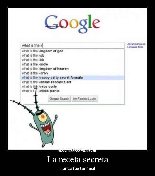 La receta secreta - nunca fue tan fácil