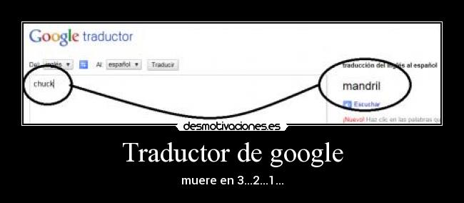 Traductor de google -