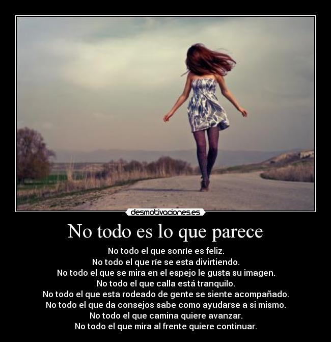 No todo es lo que parece -