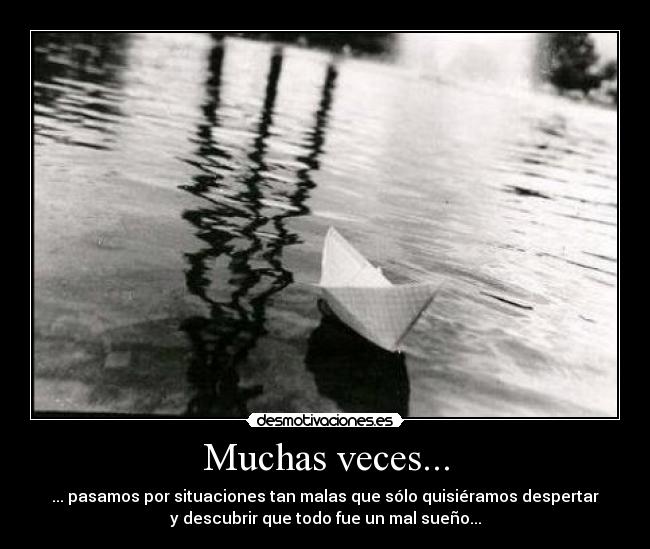 Muchas veces... - 
