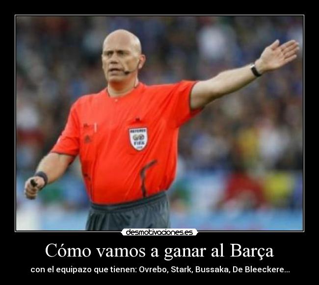 Cómo vamos a ganar al Barça -