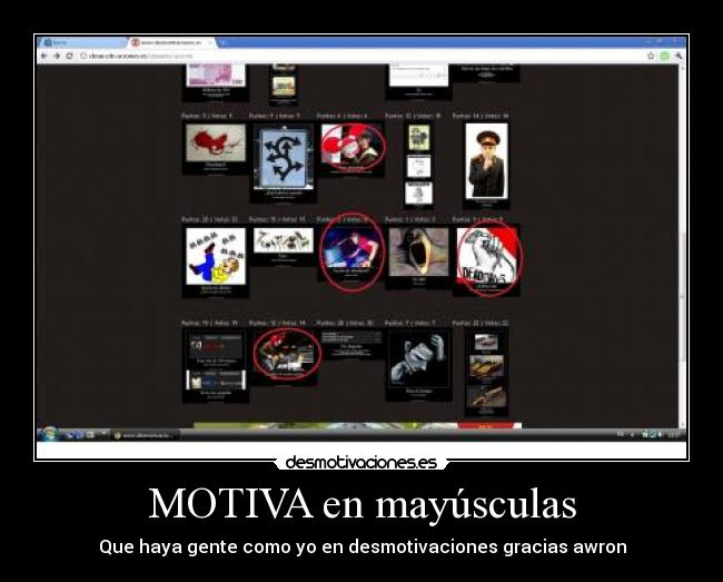 MOTIVA en mayúsculas -