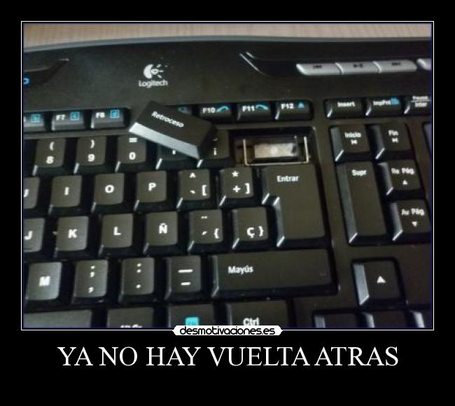 YA NO HAY VUELTA ATRAS -