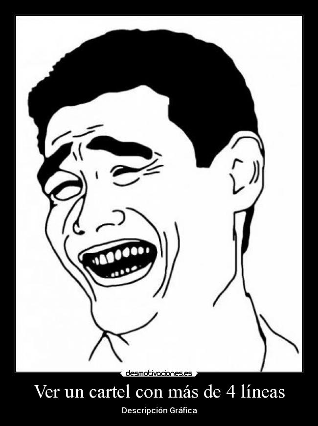 Ver un cartel con más de 4 líneas - 