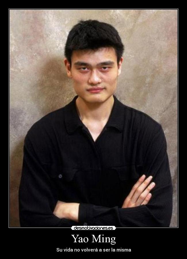 carteles yao ming desmotivaciones