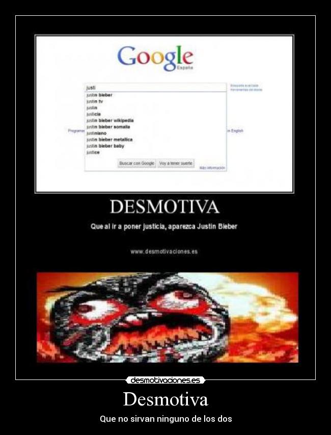 Desmotiva - Que no sirvan ninguno de los dos