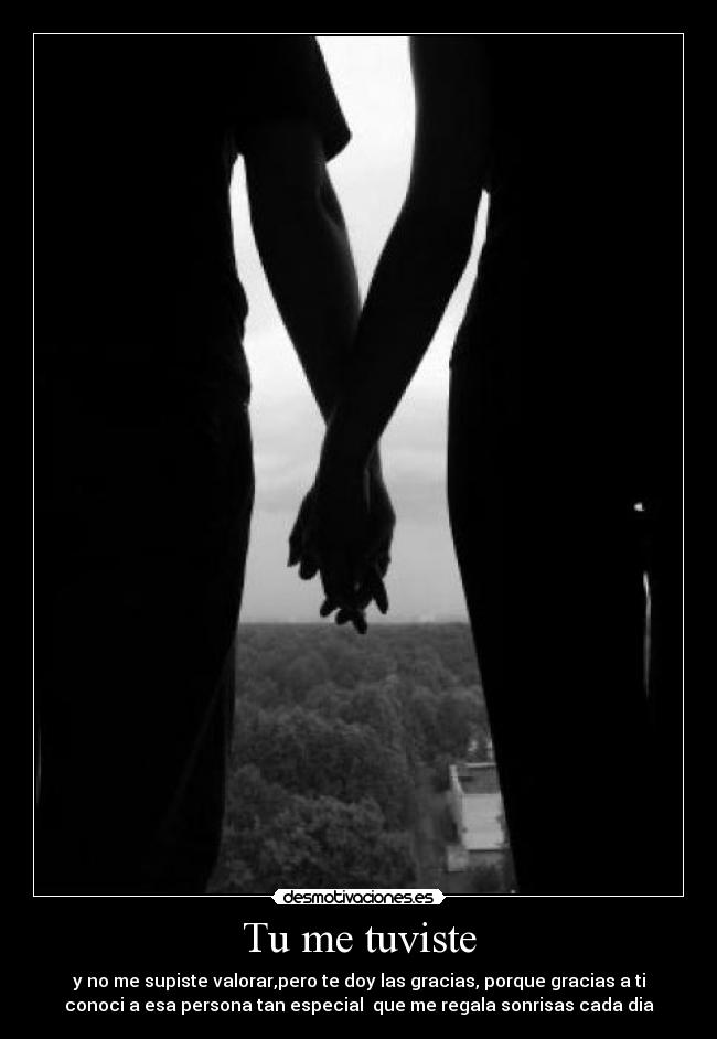 Tu me tuviste -