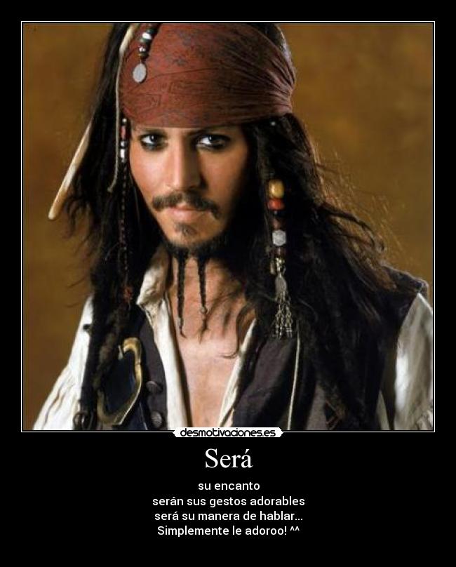 Será - su encanto
serán sus gestos adorables
será su manera de hablar...
Simplemente le adoroo! ^^
