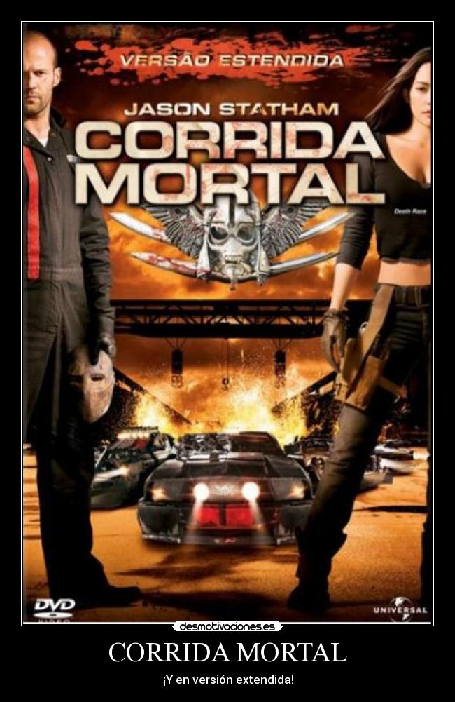 carteles corrida mortal version pelicula desmotivaciones