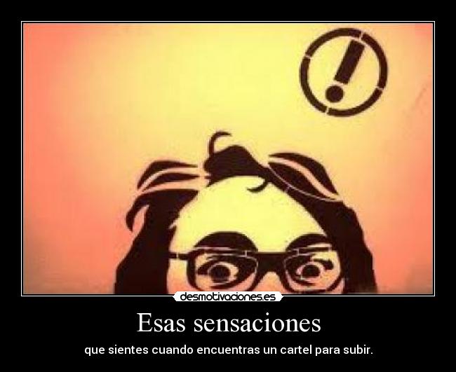 Esas sensaciones -