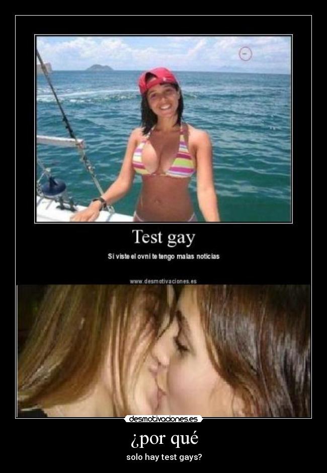 ¿por qué - solo hay test gays?