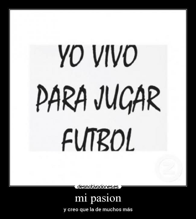 Carteles y Desmotivaciones de futbol pasion