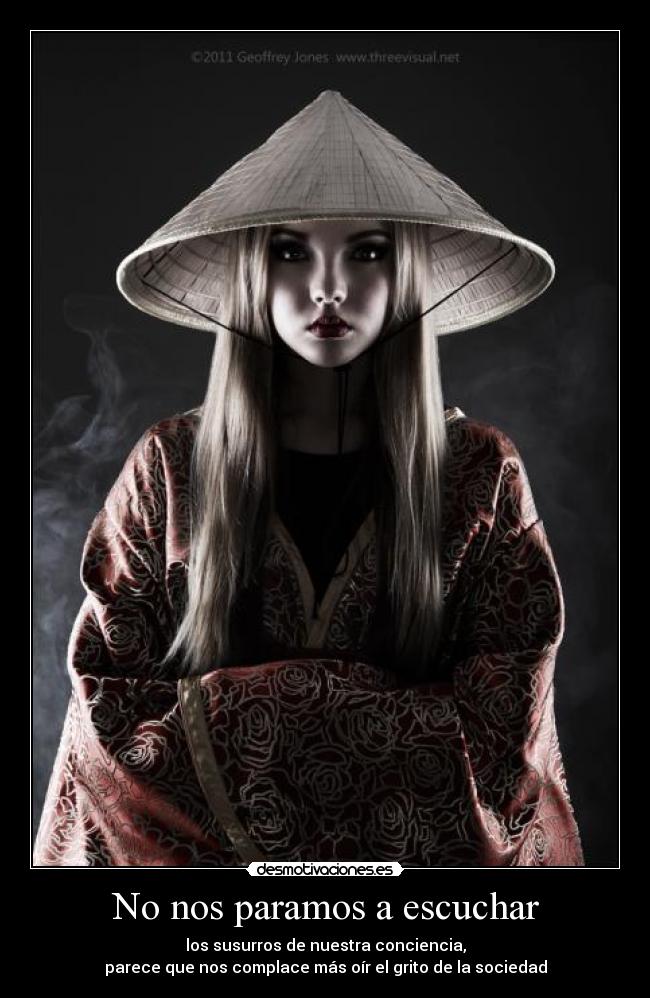 No nos paramos a escuchar -