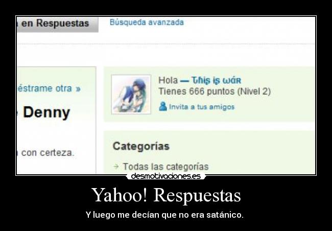 Yahoo! Respuestas - 