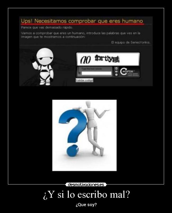 ¿Y si lo escribo mal? - 