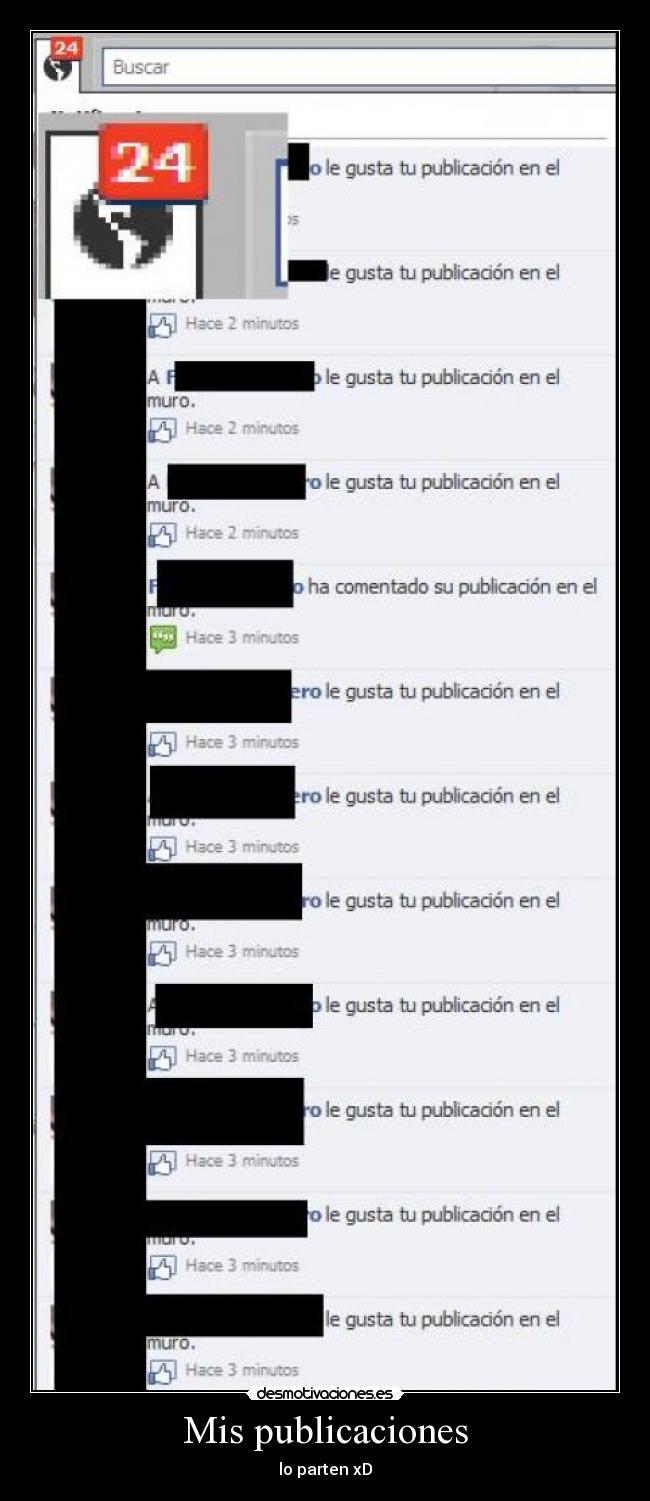 Mis publicaciones - lo parten xD