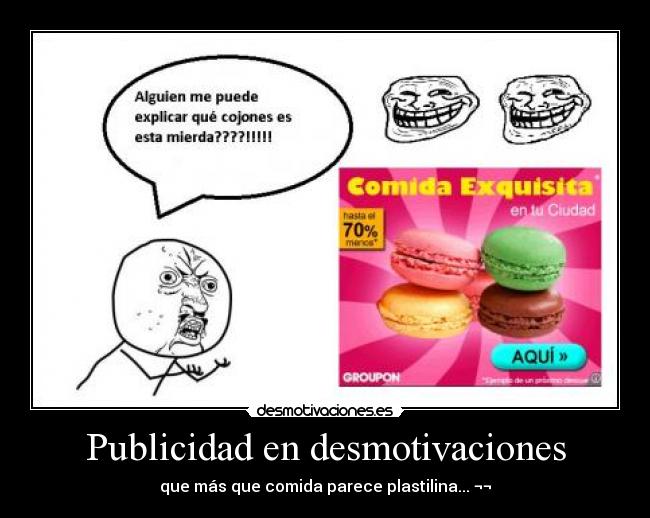 Publicidad en desmotivaciones -