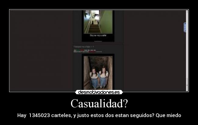 carteles casualidades desmotivaciones