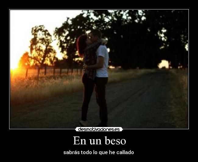 En un beso - 